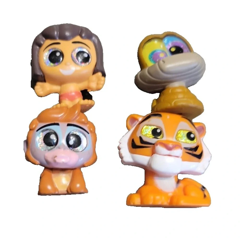Disney Doorables The Jungle Book Figures Tiger Monkey Snake etc.. 4pc
